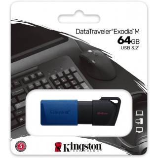 64Gb PenDrive USB3 Exodia M - Kingston