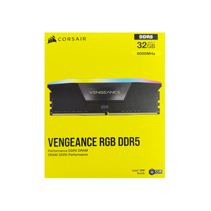 32 Gb (2X16) DDR5 6000Mhz RGB Vengeance - Corsair