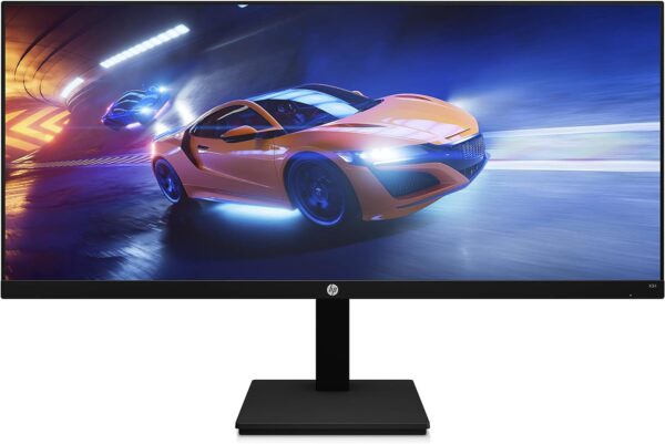 X34 WQHD Gaming Monitor, 34", 21:9, IPS, 2K, AMD FreeSync, 165 Hz, HP