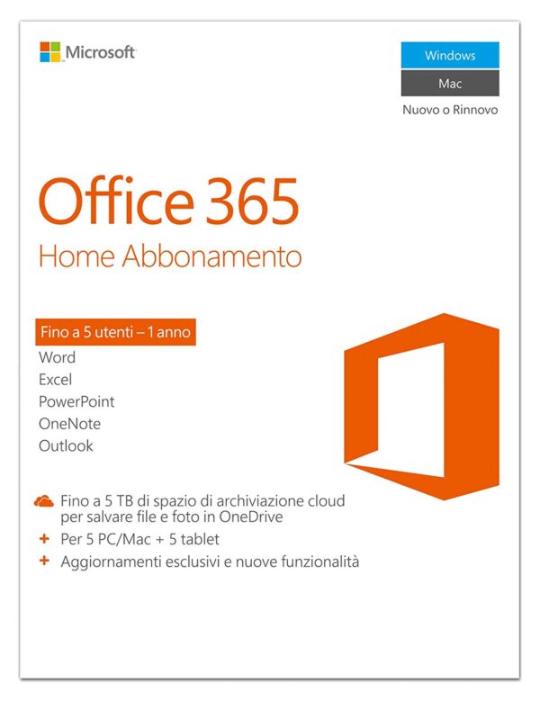 Office 365 Home abbonamento 1 anno