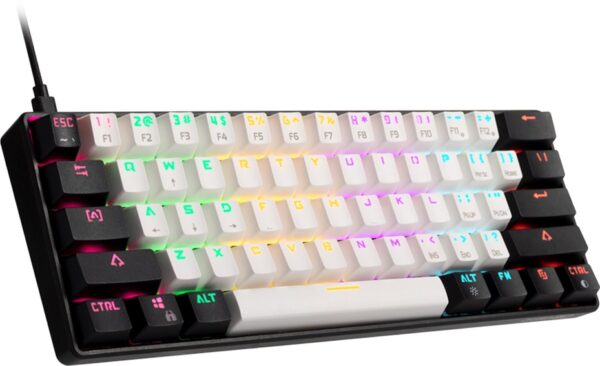 Tastiera meccanica dual-color AURA GK2 Gamdias